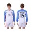 USA #15 Beckerman Home Long Sleeves Soccer Country Jersey