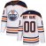 Mens Adidas Oilers Personalized Authentic White Road NHL Jersey