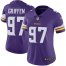 Nike Minnesota Vikings #97 Everson Griffen Purple Team Color Womens Stitched NFL Vapor Untouchable Limited Jersey