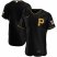 Pittsburgh Pirates Mens Nike Black Alternate 2020 Authentic Logo Team MLB Jersey