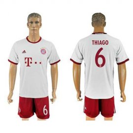 Bayern Munchen #6 Thiago Sec Away Soccer Club Jersey