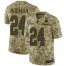 Nike Washington Football Team #24 Josh Norman Camo Mens Stitched NFL Limited 2018 Salute To Service Jersey