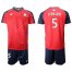 Lille #5 Soumaoro Home Soccer Club Jersey