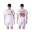 AC Milan #98 Mastour Away Soccer Club Jersey