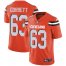 Nike Cleveland Browns #63 Austin Corbett Orange Alternate Mens Stitched NFL Vapor Untouchable Limited Jersey
