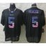 Nike Baltimore Ravens #5 Joe Flacco Black Mens Stitched NFL Elite USA Flag Fashion Jersey