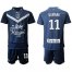 Bordeaux #11 Kamano Home Soccer Club Jersey