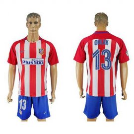 Atletico Madrid #13 Oblak Home Soccer Club Jersey