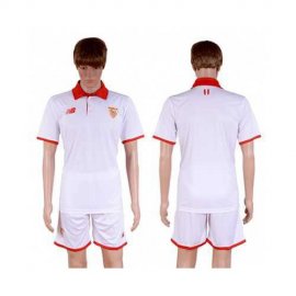 Sevilla Blank Home Soccer Club Jersey