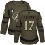 Adidas Tampa Bay Lightning #17 Alex Killorn Green 2022 Stanley Cup Final Patch Womens Salute to Service Stitched NHL Jersey Womens