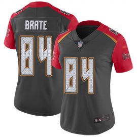 Nike Tampa Bay Buccaneers #84 Cameron Brate Gray Womens Stitched NFL Limited Inverted Legend Jersey