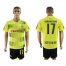 Dortmund #17 Aubameyang Home Soccer Club Jersey