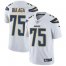 Nike Los Angeles Chargers #75 Bryan Bulaga White Mens Stitched NFL Vapor Untouchable Limited Jersey