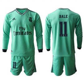 Real Madrid #11 Bale Third Long Sleeves Soccer Club Jersey