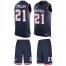 Nike New England Patriots #21 Adrian Phillips Navy Blue Team Color Mens Stitched NFL Limited Tank Top Suit Jersey
