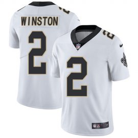 Nike New Orleans Saints #2 Jameis Winston White Mens Stitched NFL Vapor Untouchable Limited Jersey