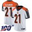 Nike Cincinnati Bengals #21 Mackensie Alexander White Mens Stitched NFL 100th Season Vapor Untouchable Limited Jersey