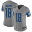 Nike Detroit Lions #18 Geronimo Allison Gray Womens Stitched NFL Limited Inverted Legend Jersey