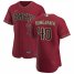Arizona Diamondbacks #40 Madison Bumgarner Mens Nike Crimson Authentic Alternate Team MLB Jersey