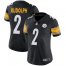 Nike Pittsburgh Steelers #2 Mason Rudolph Black Team Color Womens Stitched NFL Vapor Untouchable Limited Jersey