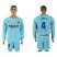 Barcelona #4 I.Rakitic Away Long Sleeves Soccer Club Jersey
