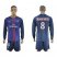 Paris Saint-Germain #8 Thiago Motta Home Long Sleeves Soccer Club Jersey