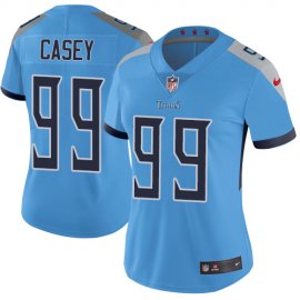 Nike Tennessee Titans #99 Jurrell Casey Light Blue Alternate Womens Stitched NFL Vapor Untouchable Limited Jersey