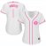 Texas Rangers #1 Elvis Andrus White/Pink Fashion Womens Stitched MLB Jersey