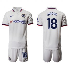 Chelsea #18 Giroud Away Soccer Club Jersey
