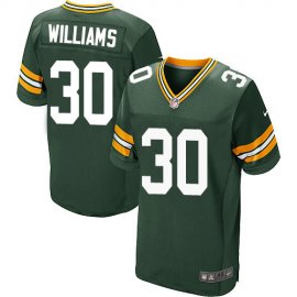 Nike Green Bay Packers #30 Jamaal Williams Green Team Color Mens Stitched NFL Elite Jersey