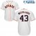 Houston Astros #43 Lance McCullers White Cool Base Stitched Youth MLB Jersey