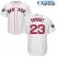 Boston Red Sox #23 Blake Swihart White Cool Base 2018 World Series Stitched Youth MLB Jersey