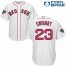 Boston Red Sox #23 Blake Swihart White Cool Base 2018 World Series Stitched Youth MLB Jersey