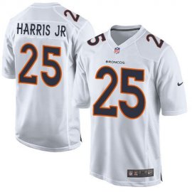 Nike Denver Broncos #25 Chris Harris Jr White Youth Stitched NFL Game Event Jersey