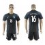 France #16 Mandanda Away Soccer Country Jersey