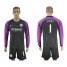 Manchester City #1 Hart Black Goalkeeper Long Sleeves Soccer Club Jersey
