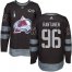 Adidas Colorado Avalanche #96 Mikko Rantanen Black 2022 Stanley Cup Final Patch 100th Anniversary Stitched NHL Jersey Mens