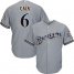 Milwaukee Brewers #6 Lorenzo Cain Grey Cool Base Stitched Youth MLB Jersey