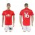Manchester United #16 Carrick Red Home Soccer Club Jersey