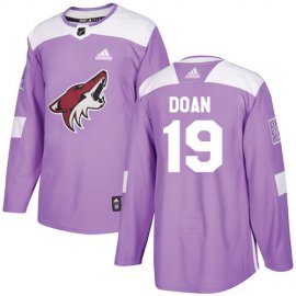 Adidas Arizona Coyotes #19 Shane Doan Purple Authentic Fights Cancer Stitched NHL Jersey
