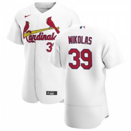 St.Louis Cardinals #39 Miles Mikolas Mens Nike White Home 2020 Authentic Player MLB Jersey