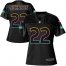Nike New York Jets #22 Trumaine Johnson Black Womens NFL Fashion Game Jersey