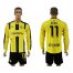 Dortmund #11 Reus Home Long Sleeves Soccer Club Jersey