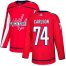 Adidas Washington Capitals #74 John Carlson Red Home Authentic Stitched Youth NHL Jersey