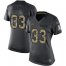 Nike Tampa Bay Buccaneers #33 Carlton Davis III Black Womens Stitched NFL Limited 2016 Salute to Service Jersey