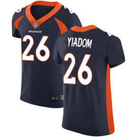 Nike Denver Broncos #26 Isaac Yiadom Navy Blue Alternate Mens Stitched NFL Vapor Untouchable Elite Jersey