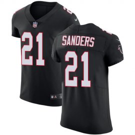 Nike Atlanta Falcons #21 Deion Sanders Black Alternate Mens Stitched NFL Vapor Untouchable Elite Jersey