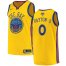 Nike Golden State Warriors #0 Gary Payton II Gold Womens 2022 NBA Finals Swingman City Edition Jersey Womens
