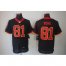 Nike Washington Football Team #81 Art Monk Black Mens Stitched NFL Elite Jersey