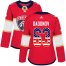 Adidas Florida Panthers #63 Evgenii Dadonov Red Home Authentic USA Flag Womens Stitched NHL Jersey